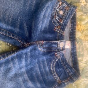 True Religion low rise jeans
